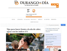 Tablet Screenshot of durangoaldia.com